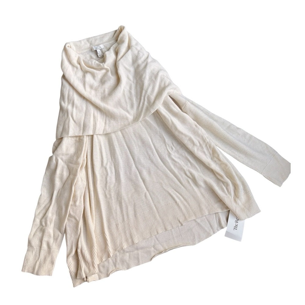 Cream Cowl Neck Sweater